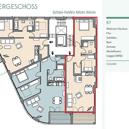 Schlei-fewo Moin Moin - B7 Apartment Kappeln